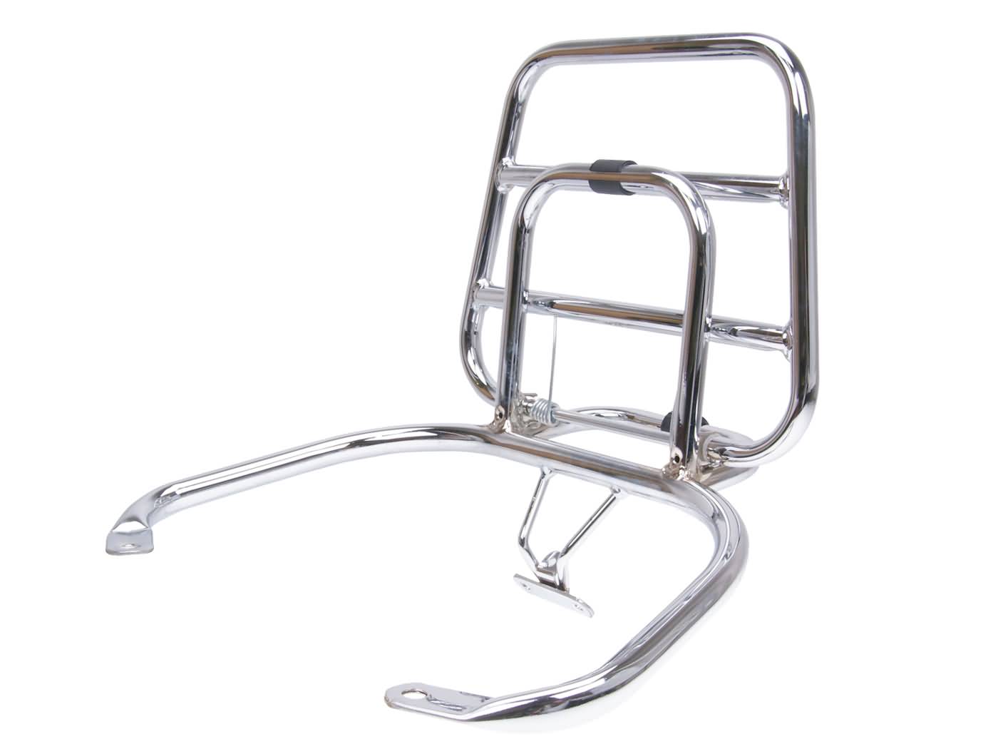 Suport portbagaj spate pliabil cromat pentru Vespa LX, LXV, S