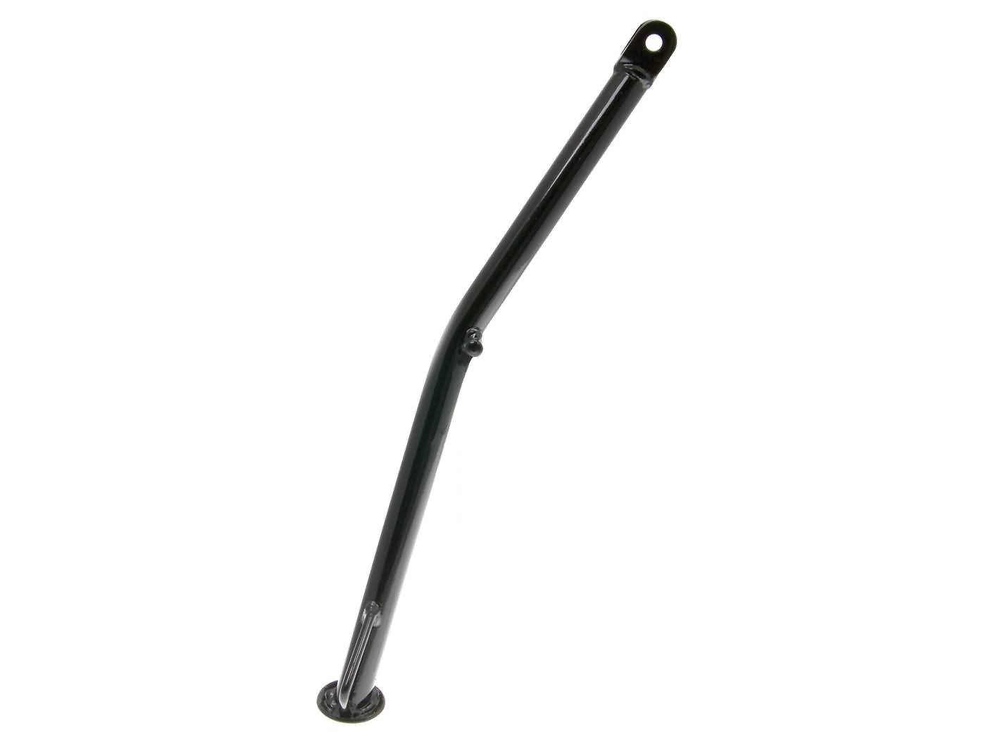 Cric lateral negru 101 Octane pentru Derbi Senda 50, Aprilia RX 50, Gilera RCR 50 și alte modele