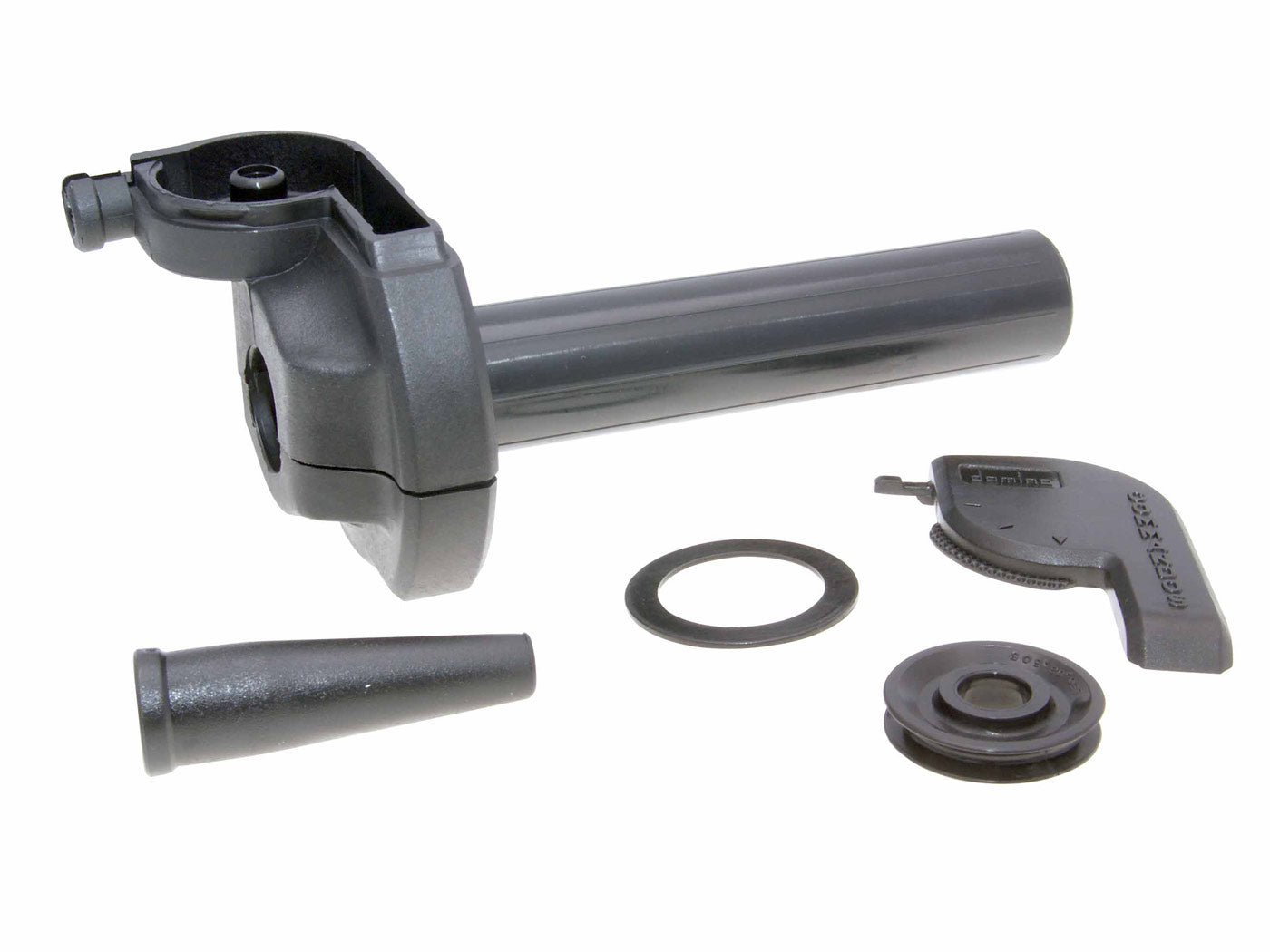 Mâner de accelerație Domino cursă scurtă 2,2°/ 42mm negru universal