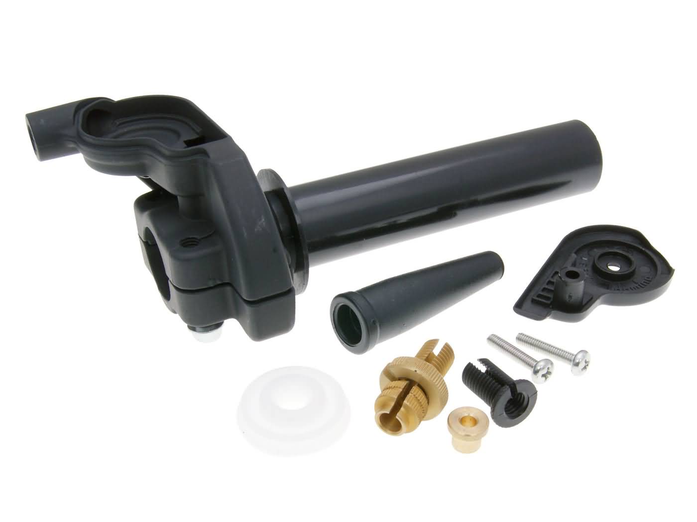 Mâner de accelerație rapid Domino Cross HR 1.9°/ 50mm pentru Derbi Senda 50 R DRD Pro, Senda 50 SM DRD Pro, Gas Gas EC 50 Rookie