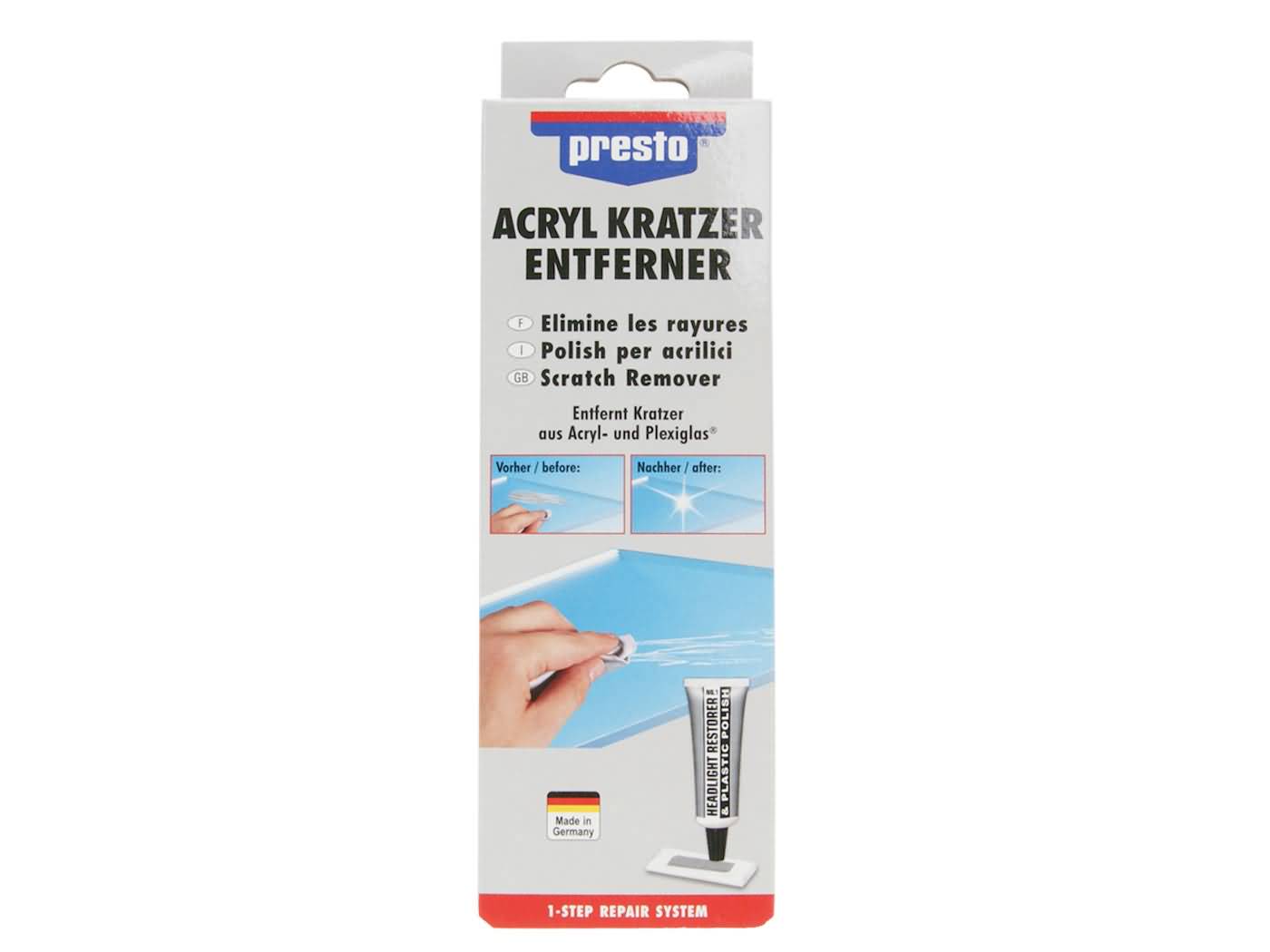 Soluție Îndepărtare Zgârieturi Acril Presto 50g universal