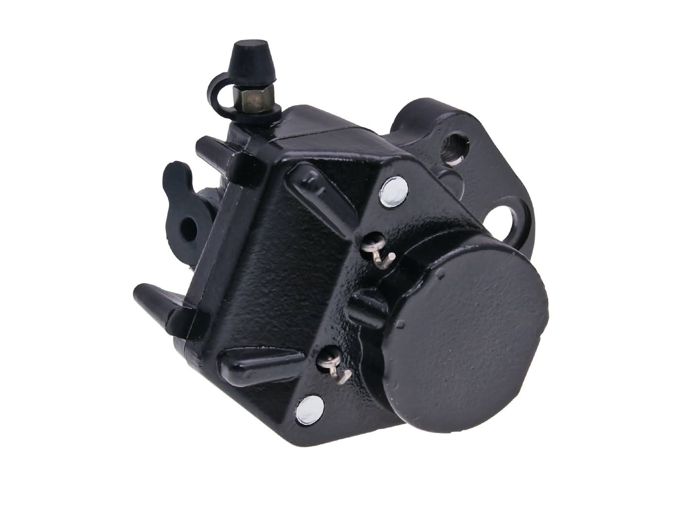 Etrier frână față 101 Octane negru pentru Beeline SMX 50 Black Tiger, Supercross 50, 50 SM Supermoto, CPI Supercross SX 50, Supermoto SM 50