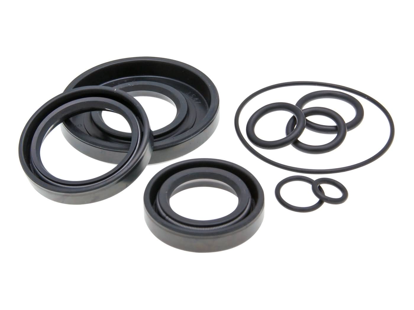 Set simering RMS 19mm cu inele O pentru Vespa Classic, Piaggio Ape 50 și alte modele