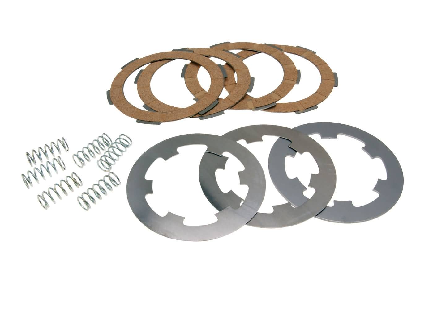 Set disc ambreiaj Ferodo cu arcuri pentru Vespa PK 50, PK 125 FL, PK 125 XL, Piaggio Ape 50 și alte modele