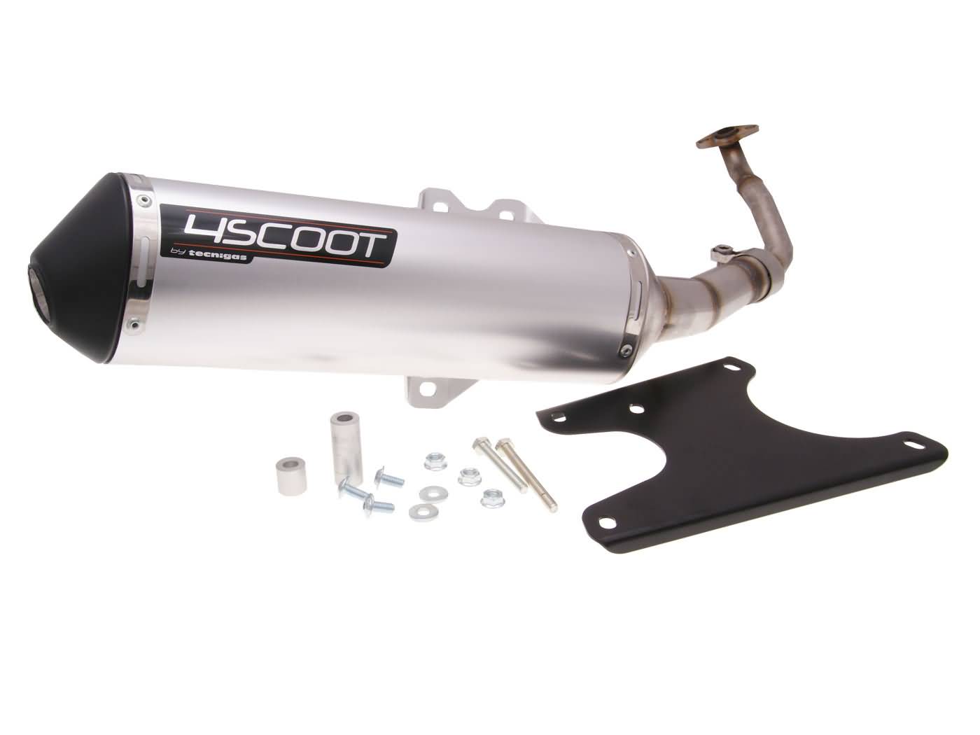 Eșapament sport scuter Tecnigas 4SCOOT pentru Kymco People S 125, Like 125, Super 8 125