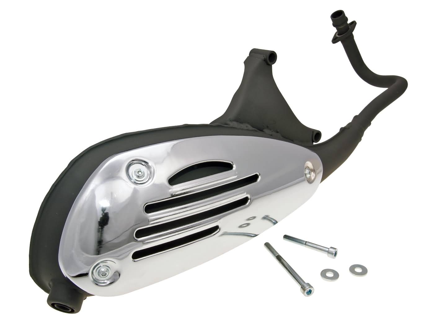 Eșapament Tecnigas O-Pro pentru Piaggio, Vespa Modern, Aprilia, Derbi și alte modele 50cc 4T 2V