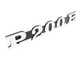 Emblemă caroserie CIF "P200E" pentru Vespa Classic P200 E VSX1T, PX 200 E Lusso, PX 200 E GS și alte modele