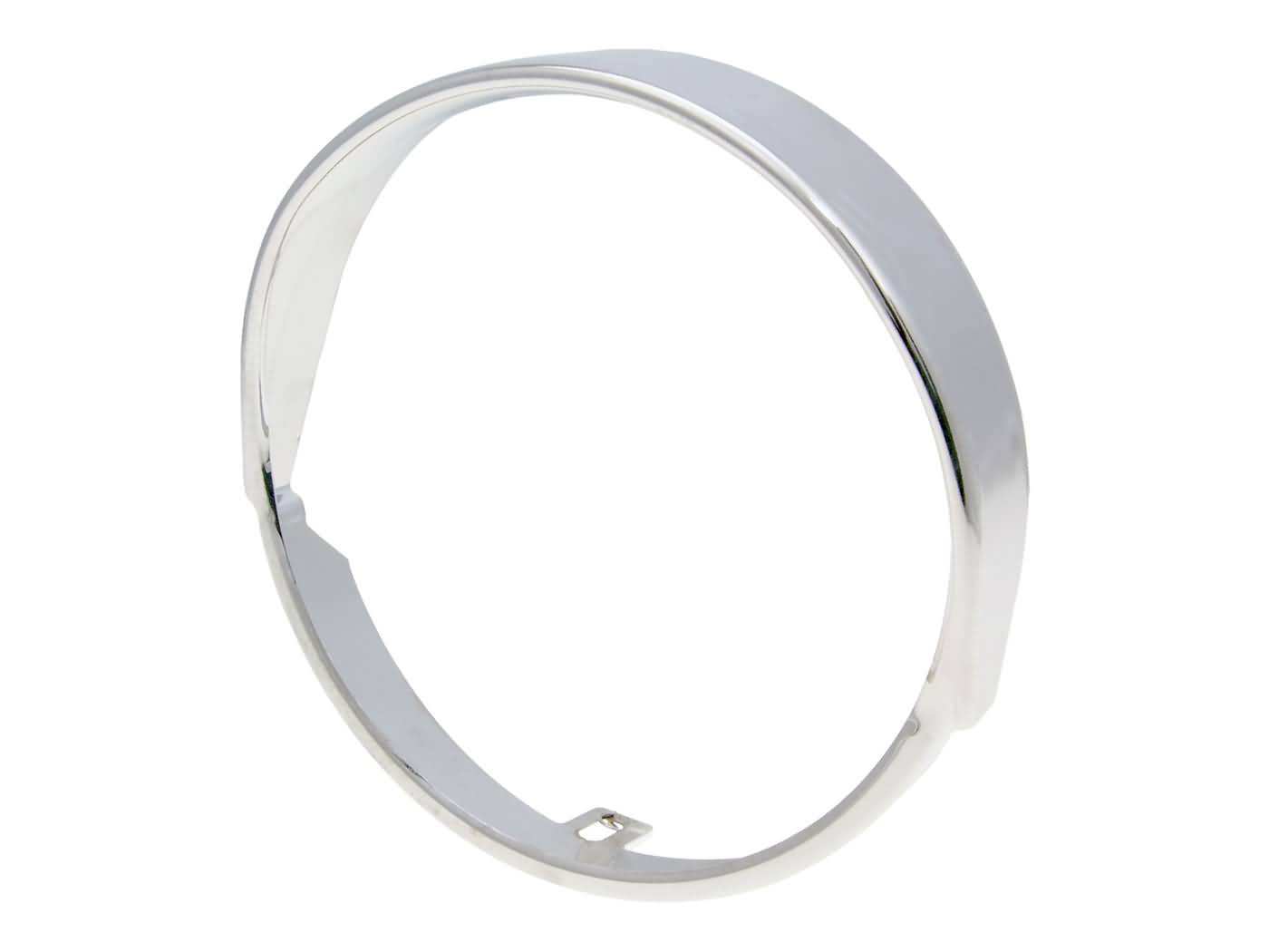 Inel far cromat 135mm CIF pentru Vespa Classic PK 50, PK 80, PK 100, PK 125 și alte modele