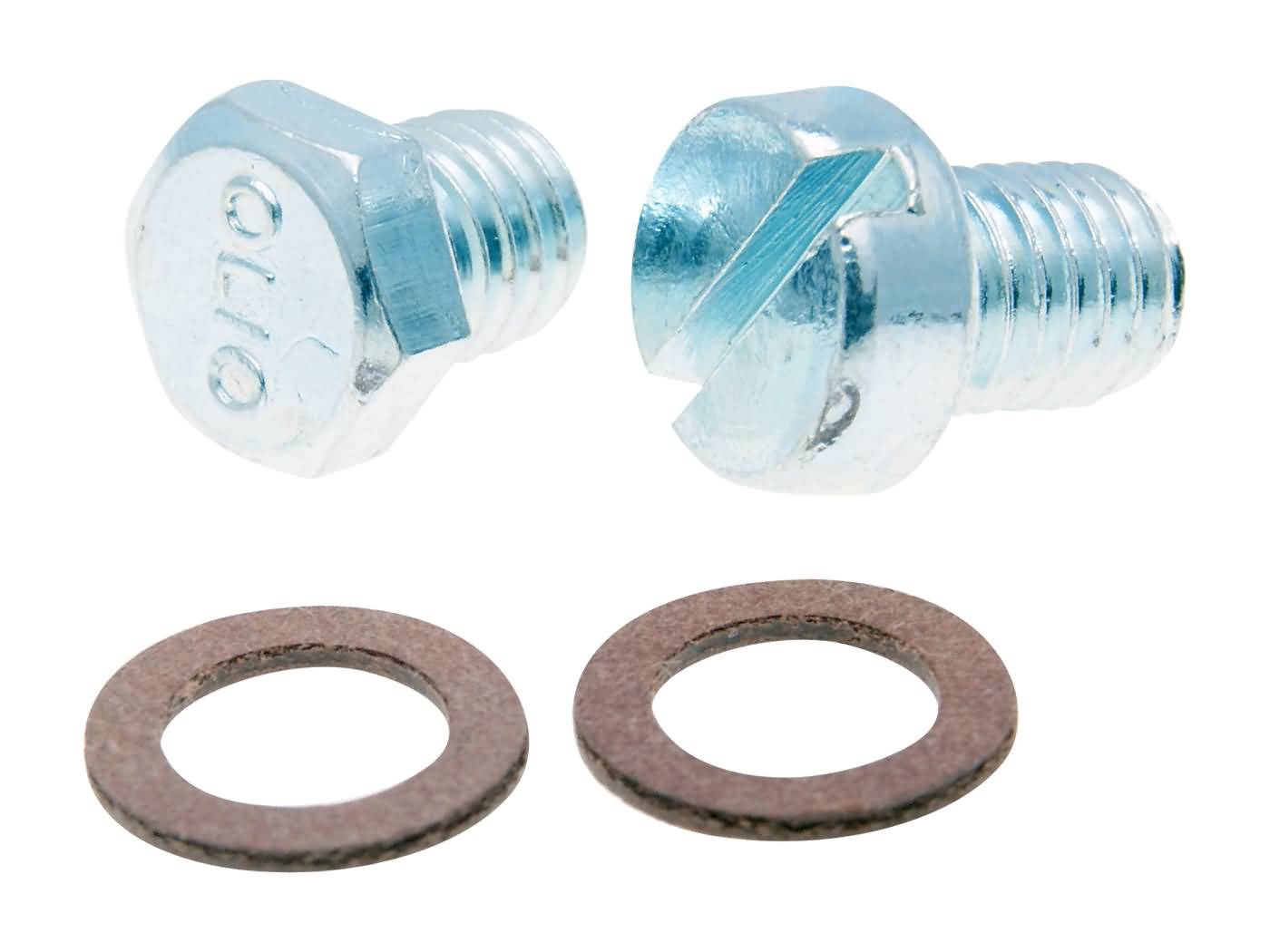 Set șuruburi umplere ulei cu garnituri pentru Vespa Classic, LML, Piaggio, Gilera și alte modele