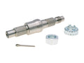 Ax transmisie ieșire 143mm cu piuliță, piuliță coroană și splint pentru Piaggio Hexagon 125, Sfera 125, SKR 125, TPH 125, Hexagon 150 și alte modele 2T