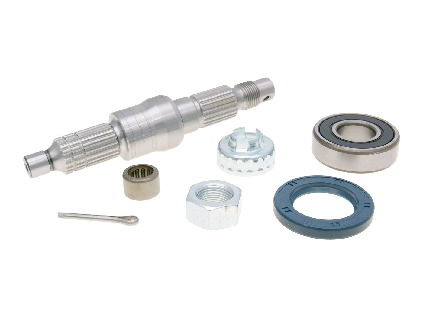 Kit reparație ax transmisie 146mm pentru Piaggio Liberty, NRG, Zip, Vespa ET2, Gilera Runner 50 și alte modele