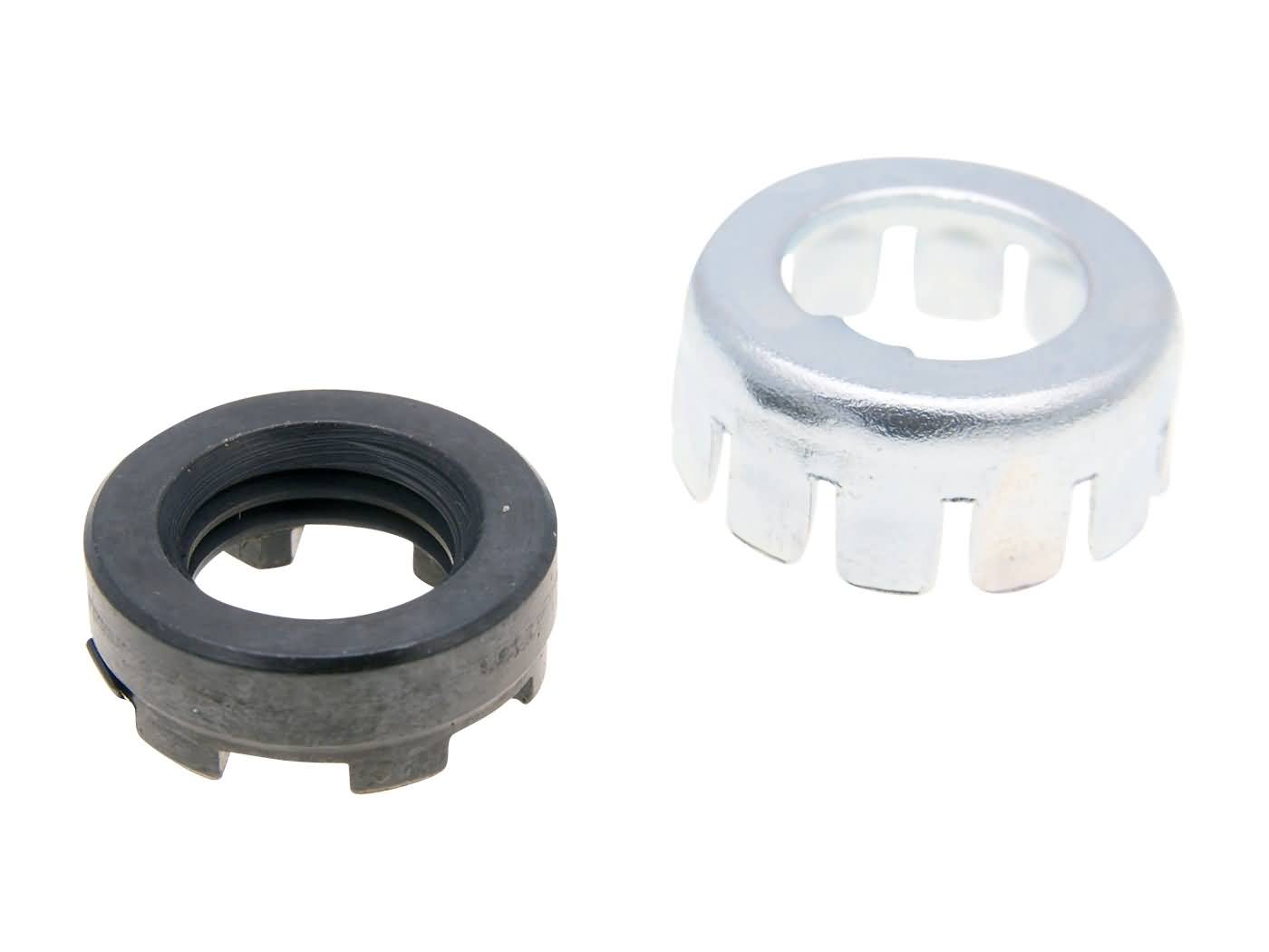 Set piuliță de blocare și piuliță coroană ambreiaj CIF pentru Vespa Classic, LML și alte modele