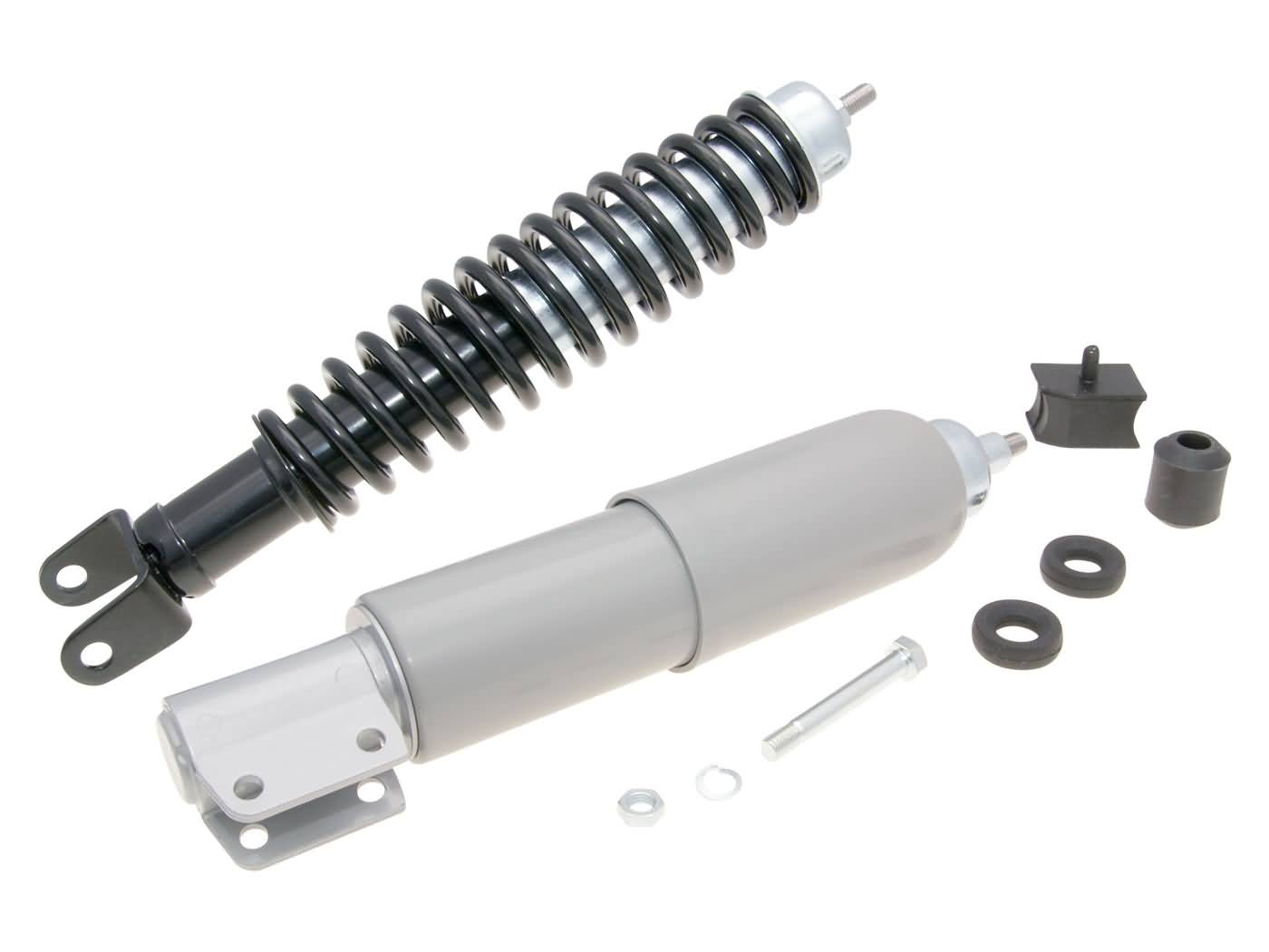 Kit amortizoare față și spate negru / gri pentru Vespa Classic, LML și alte modele