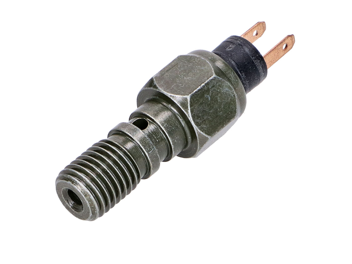 Întrerupător lumină frână hidraulic 101 Octane M10x1.25 fără cablu pentru Beeline SMX 50 Black Tiger, Supercross 50, 50 SM Supermoto AM6 2T LC, CPI Supercross SX 50, Supermoto SM 50
