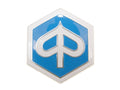 Emblemă CIF Piaggio hexagonală 42x48mm pentru Piaggio, Vespa Classic și alte modele