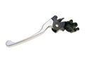 Comandă frână stânga cu manetă argintie pentru Aprilia Sonic 50 AC 98-07, Sonic 50 LC 98-08