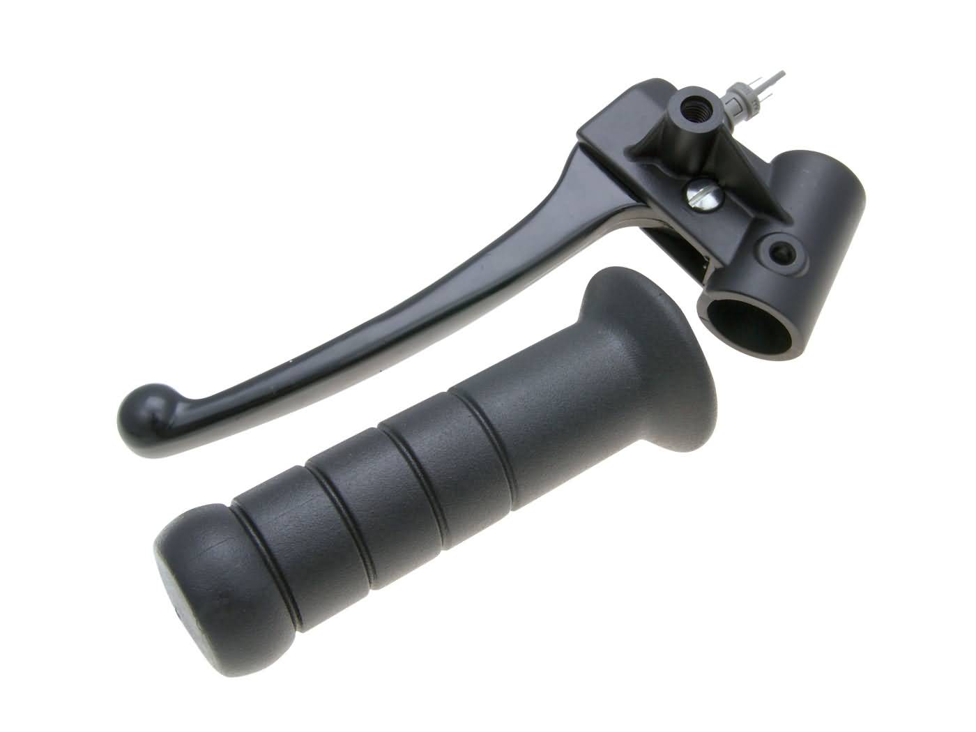 Armătură frână stânga cu levier și mâner pentru Piaggio Zip 50 2T, Quartz 50, Skipper 125, Skipper 150 și alte modele