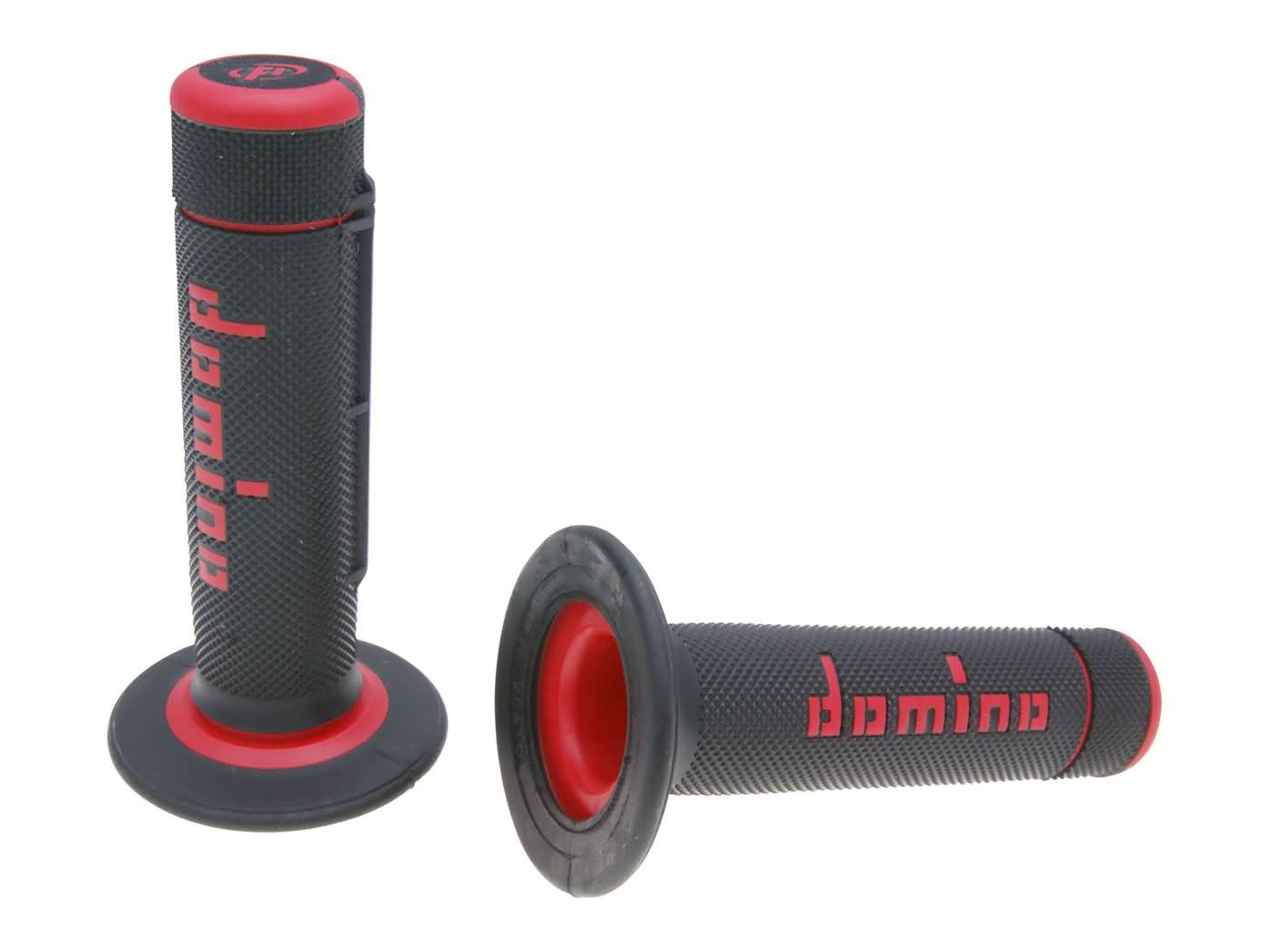 Set Manșoane Ghidon Domino A020 Off-Road Semi-Waffle negru / roșu universal