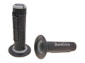 Set manșoane ghidon Domino A020 Off-Road semi-fagure negru / gri universal
