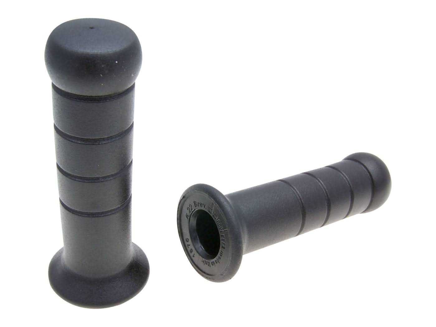 Manșoane ghidon Domino 2166 Scooter stil Piaggio negru 122mm universal