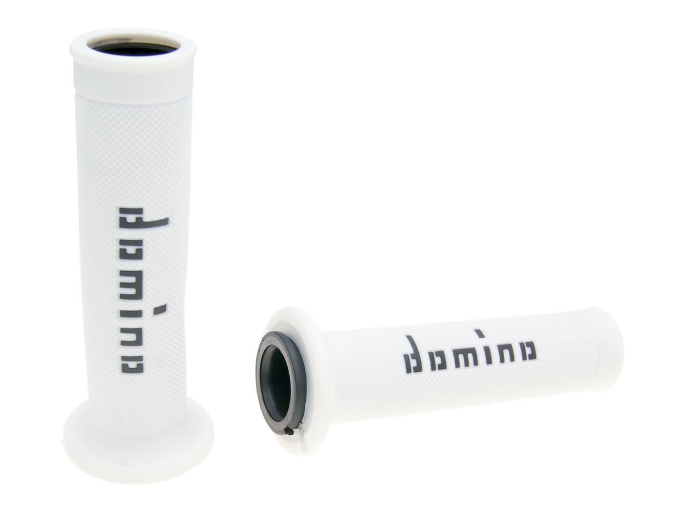 Set Manșoane Ghidon Domino A010 Rutieră Alb / Negru cu Capete Deschise Universal