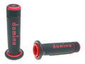 Set Mansoane Ghidon Domino A180 ATV cu Accelerator pentru Deget 22/22mm Negru-Roșu universal