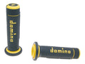Set manșoane ghidon Domino A180 ATV cu accelerație deget 22/22mm negru-galben universal