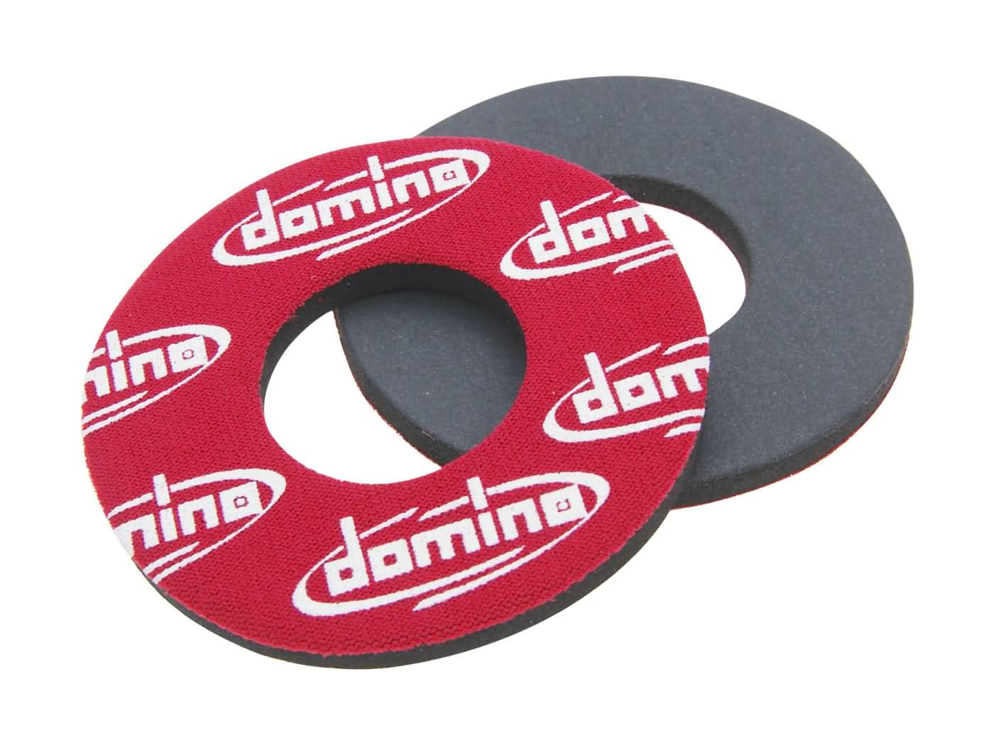 Protecție mână Domino roșu pentru manșoane ghidon off-road universal