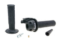 Set mânere de accelerație Domino cursă scurtă 3,6°/ 74mm pentru Derbi Senda, Aprilia SX, RX, Gilera RCR, SMT și alte modele
