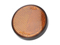 Reflector rotund 101 Octane 55mm portocaliu cu șurub universal