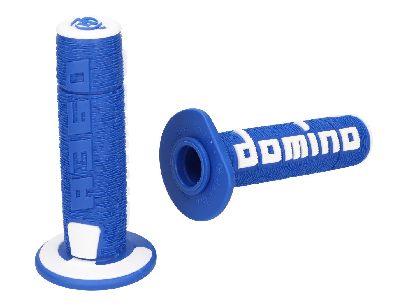 Manșoane ghidon Domino A360 cross albastru / alb universal