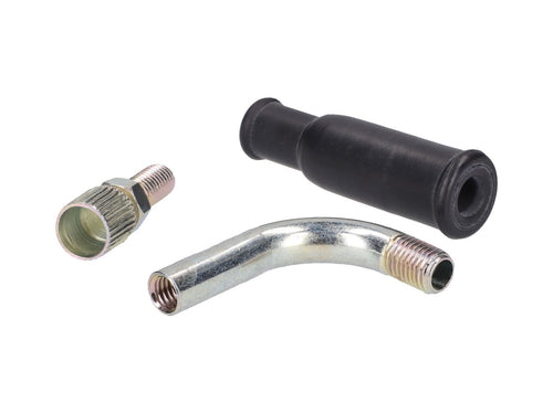 Accesorii carburator Dellorto adaptor cot cablu accelerație 90° pentru carburatoare PHBG, PHBL, PHBH, PHF, PHM universal