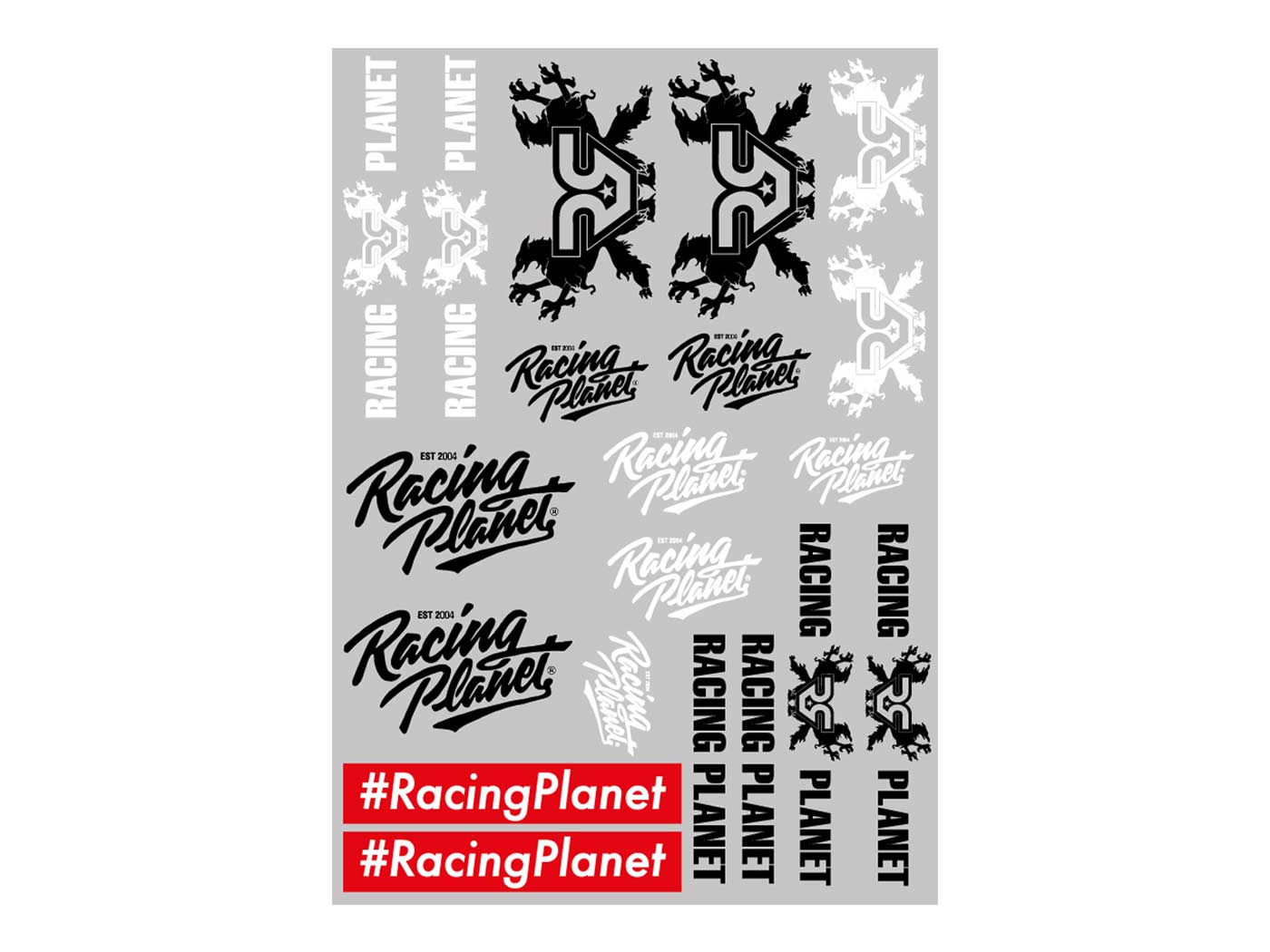 Set Autocolante Racing Planet 29,7x21cm 20 bucăți transparent universal