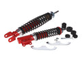 Kit amortizoare față și spate Carbone Sport roșu / negru pentru Vespa Classic PK 50, PK 80, PK 100, PK 125