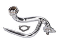 Colector Eșapament Cromat cu Tub Strangulare pentru Derbi Senda, Gilera RCR, SMT, Aprilia SX, RX 50cc