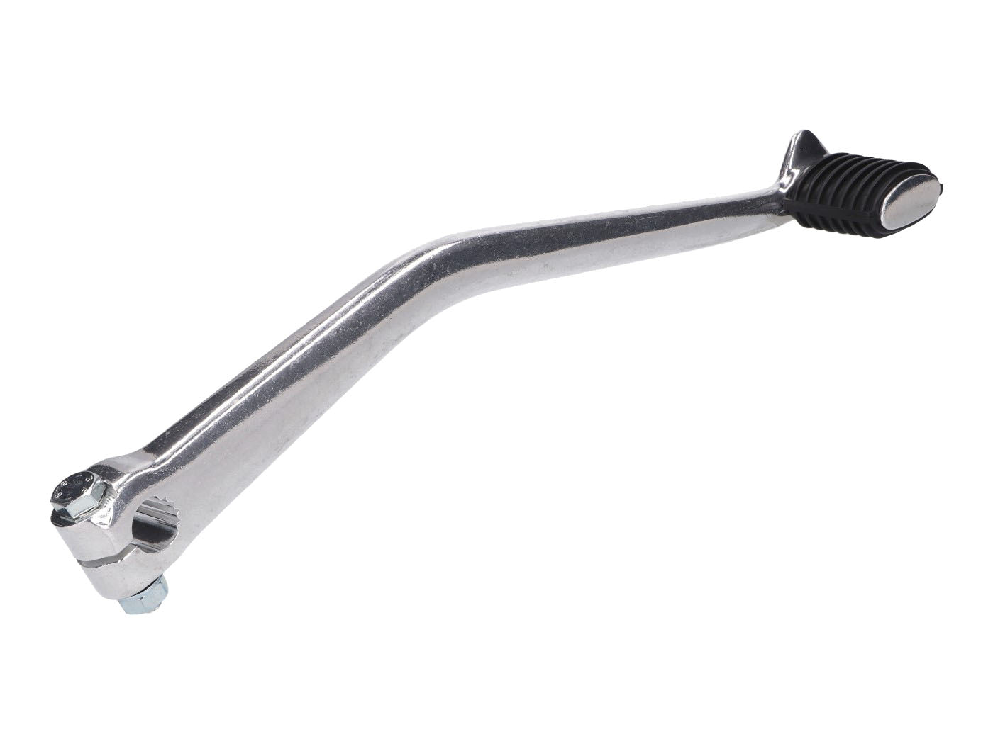 Pedală pornire CIF argintie pentru Vespa Classic Cosa 125, Cosa 150, Cosa 200, P125 X, P150 X și alte modele