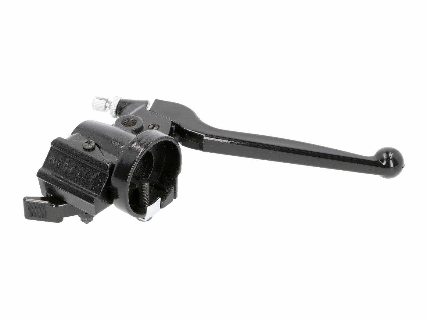 Armătură manetă frână 101 Octane cu manetă șoc și șurub reglaj cablu pentru Simson S51, S53, S70, S83, SR50, SR80 și alte modele
