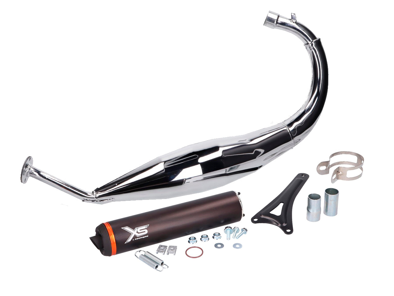 Eșapament sport Tecnigas XS cromat pentru Beta RR 50 Enduro, RR 50 Motard și alte modele