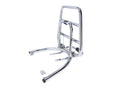Suport top case 101 Octane pliabil cromat pentru Piaggio Zip 50 2T, Zip 50 4T, Zip 50 ie, Zip 100 și alte modele