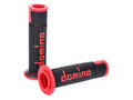 Set Manșoane Ghidon Domino A450 Sport Șosea negru / roșu capete deschise universal