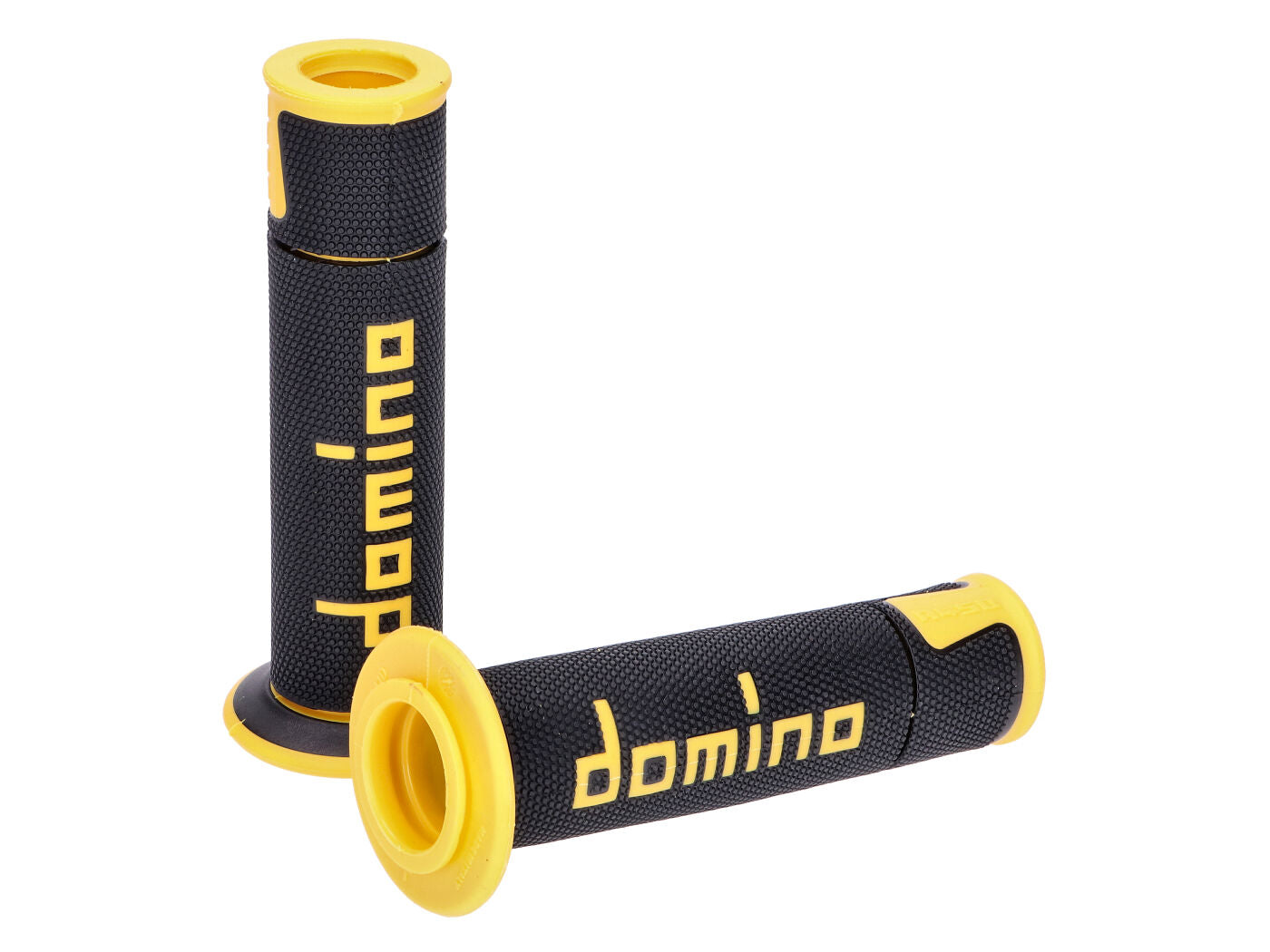 Set Manșoane Ghidon Domino A450 Sport Rutier negru / galben capete deschise universal