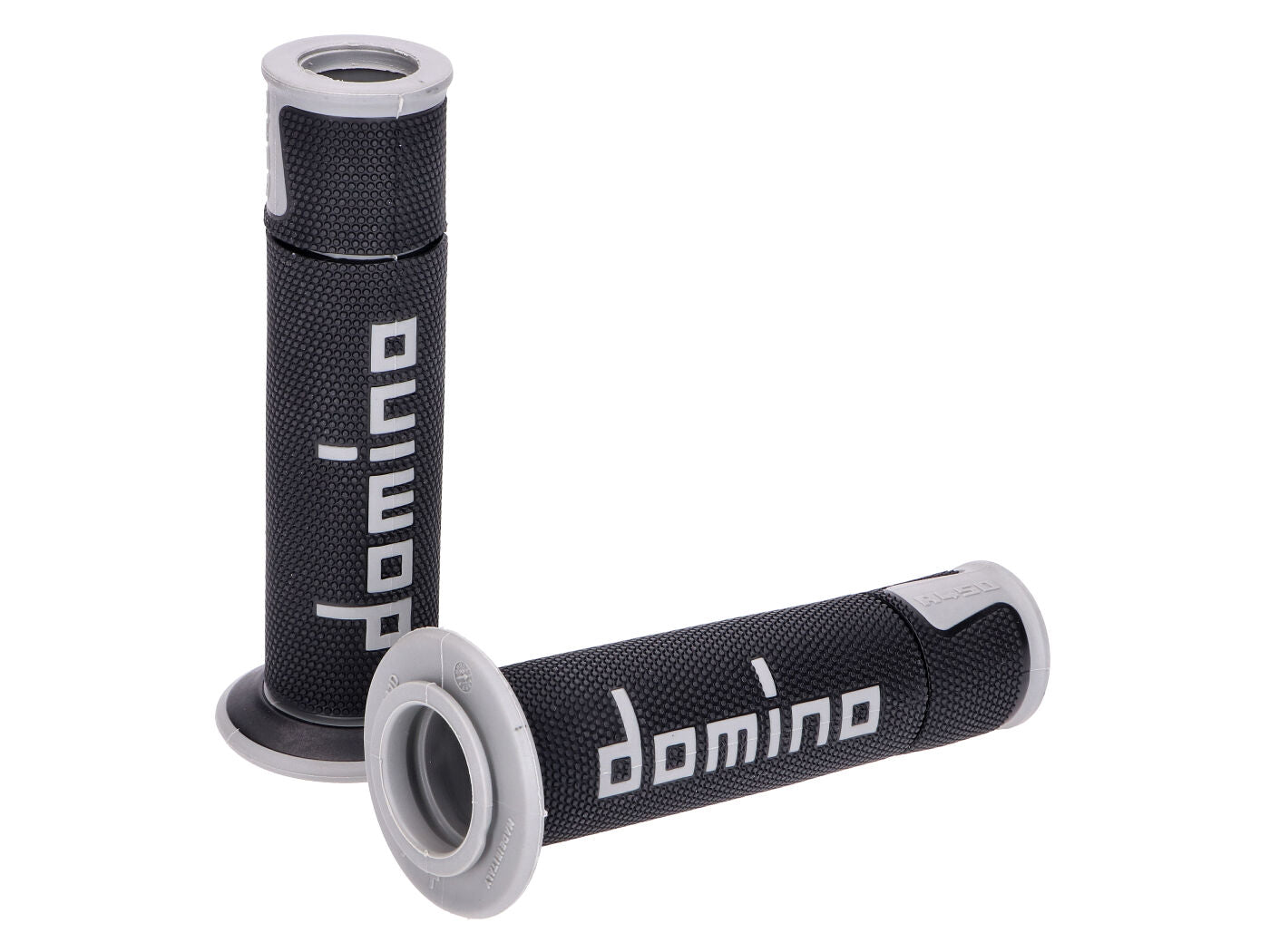 Set Manșoane Ghidon Domino A450 Competiție On-Road negru / gri capete deschise universal
