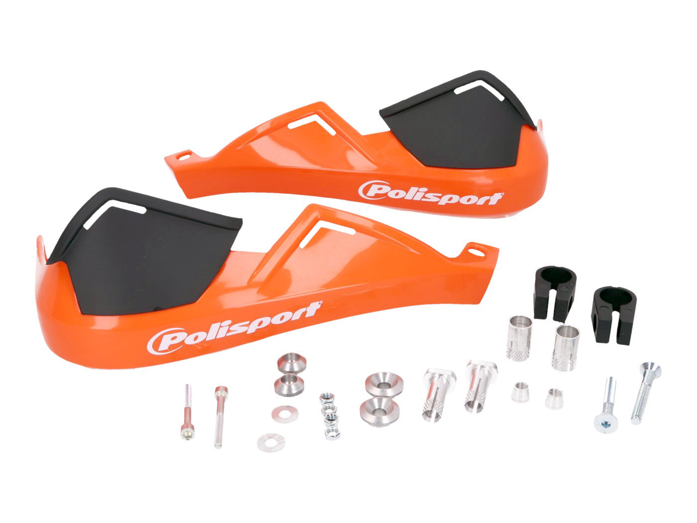 Apărători de mâini Polisport Evolution Integral portocaliu pentru ghidon de 22mm universal