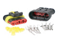 Set conectori electrici impermeabili 4 pini, reparație cablaj, universal