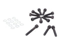 Set șuruburi capac variator negru pentru MBK, Yamaha, Aprilia, Adly / Her Chee, Malaguti și alte modele Minarelli
