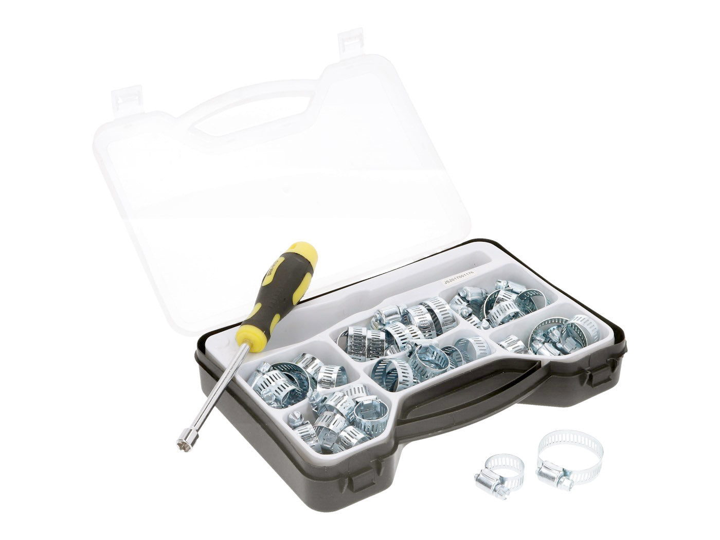 Set coliere de strângere 50 piese cu cheie tubulară 8mm universal