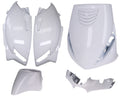 Kit carenaj alb lucios pentru Piaggio Zip 50 2T, Zip 50 4T, Zip 100, Zip 125, Zip Elettrico și alte modele