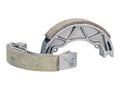 Set saboți de frână RMS 140x25mm pentru frână cu tambur Piaggio, Vespa Modern, Aprilia, Derbi și alte modele