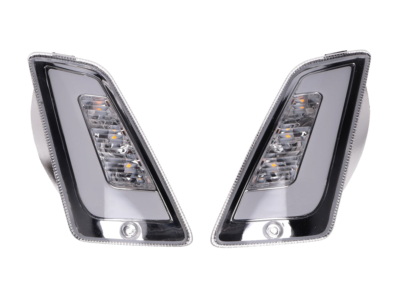 Set semnalizatoare față Power1 LED alb cu lumini de zi pentru Vespa GT, GTL, GTV, GTS 125-300