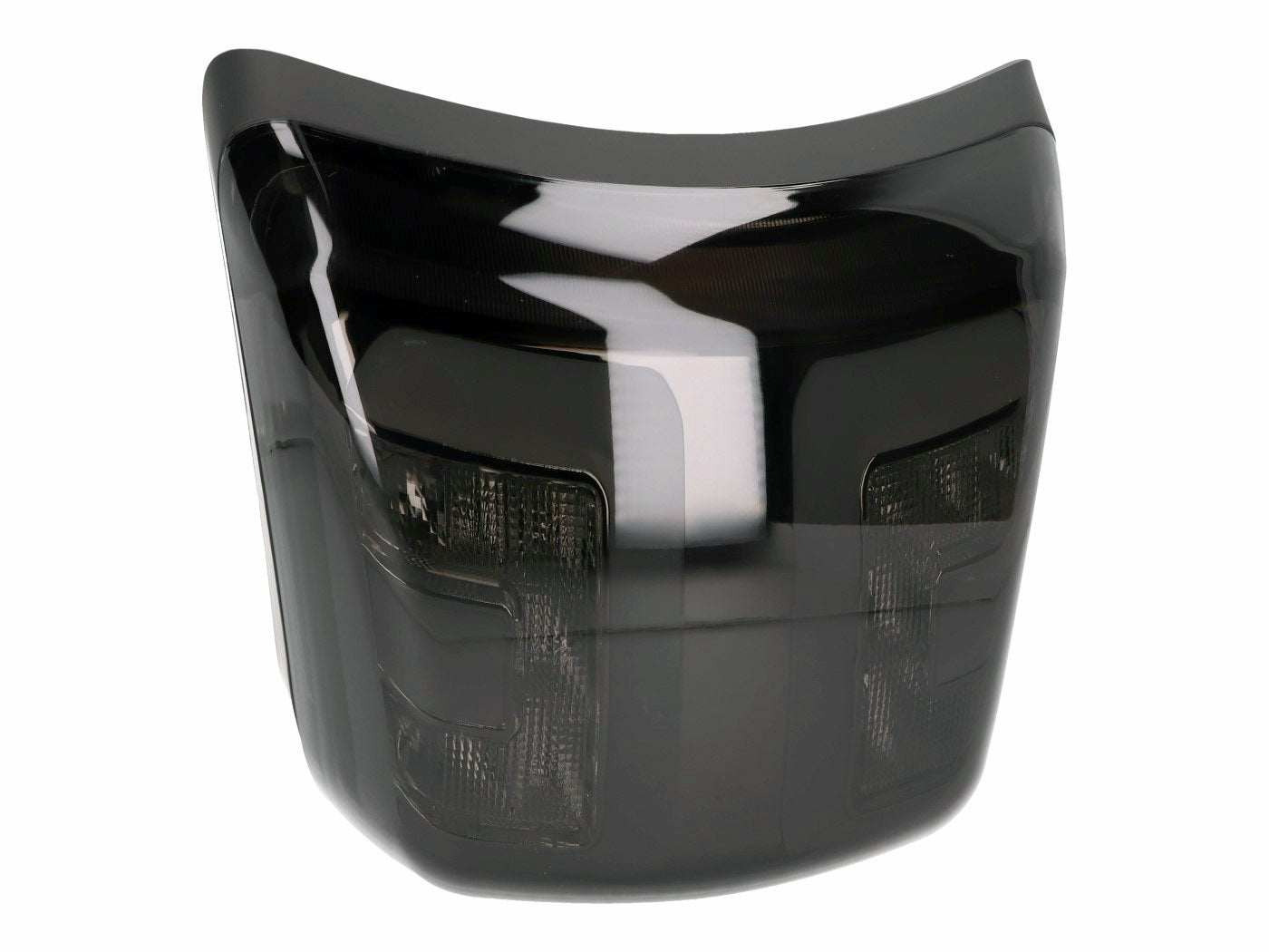 Stop LED Power1 fumuriu, negru mat pentru Vespa GTS 300 ie, GTS 250 ie, GTS 125 ie, GTS 150 ie și alte modele